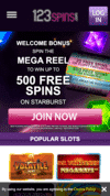 123 Spins sister site