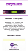 Jackpot 21 screenshot