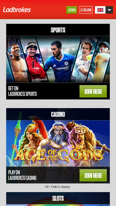 Ladbrokes logo, a Foxy Games sister site