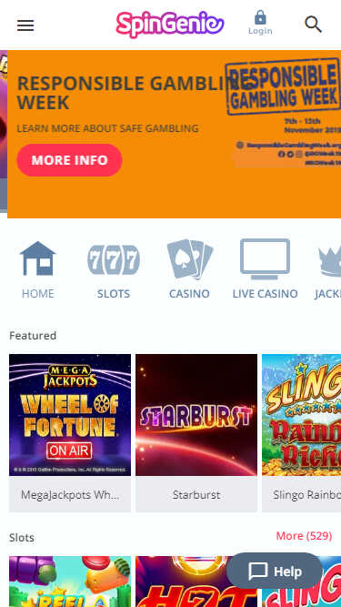 SpinGenie casino logo