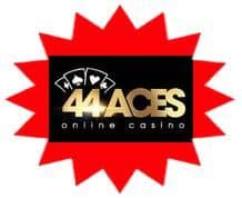 44Aces sister site UK logo