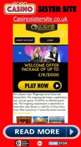 GoldmanCasino sister sites