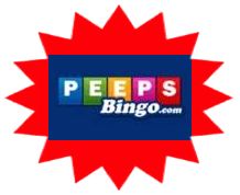 Peeps Bingo uk sister site logo