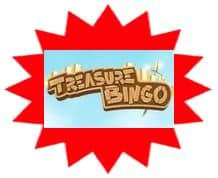 Treasure Bingo sister site UK logo