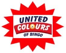 Unitedcoloursof Bingo sister site UK logo