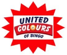 Unitedcoloursof Bingo sister site UK logo