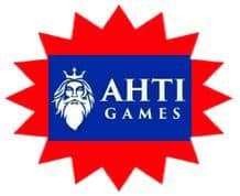 Ahti Games sister site UK logo