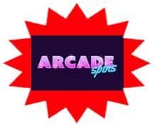 Arcade Spins sister site UK logo