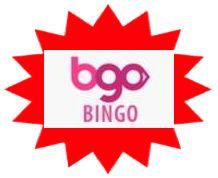 Bgo Bingo sister site UK logo