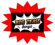 Bigtease Bingo sister site UK logo