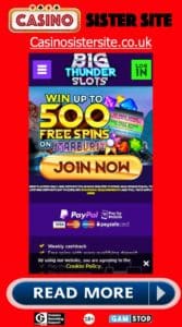 bigthunderslots sister sites