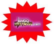 Bingo Hollywood sister site UK logo