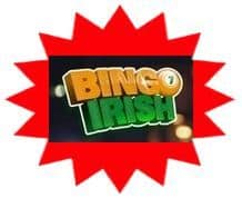 Bingo Irish sister site UK logo