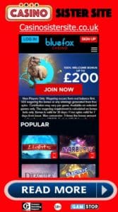 bluefoxcasino sister sites