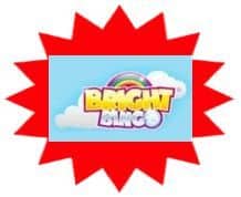 Bright Bingo sister site UK logo