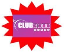 Club3000 Bingo sister site UK logo