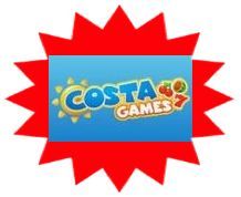 Costa Games sister site UK logo