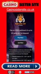 fortunecatcasino sister sites