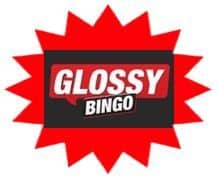 Glossy Bingo sister site UK logo