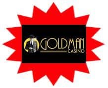 Goldman Casino sister site UK logo
