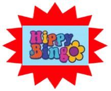 Hippy Bingo sister site UK logo