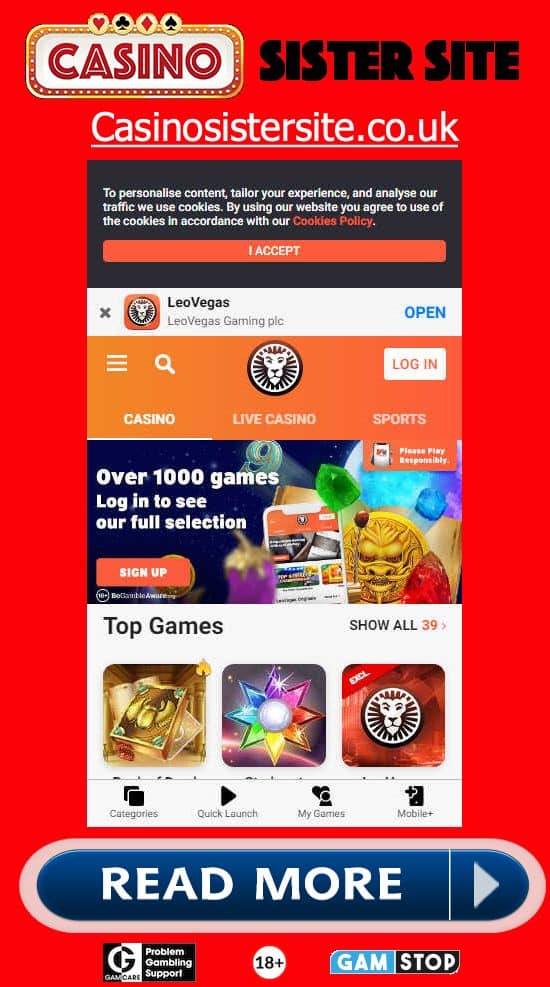 Leo Vegas screenshot