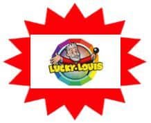 Lucky Louis sister site UK logo