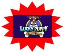 Luckypuppy Bingo sister site UK logo