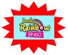 Luckyrainbow Bingo sister site UK logo