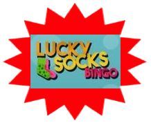 Luckysocks Bingo sister site UK logo