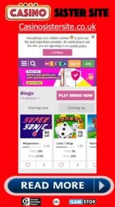 meccabingo sister sites