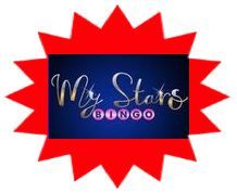 Mystars Bingo sister site UK logo