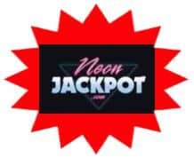 Neon Jackpot sister site UK logo