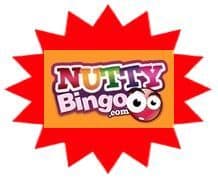 Nutty Bingo sister site UK logo