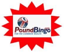 Pound Bingo sister site UK logo