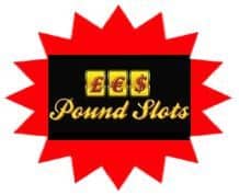 Pound Slots sister site UK logo