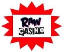 Raw Casino sister site UK logo
