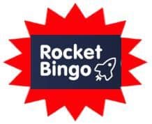 Rocket Bingo sister site UK logo