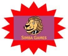 Simba Games sister site UK logo