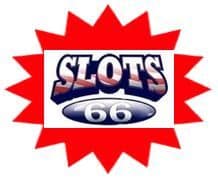 Slots 66 sister site UK logo