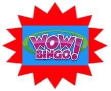 Wow Bingo sister site UK logo