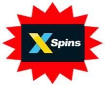 X Spins sister site UK logo