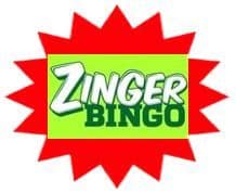 Zinger Bingo sister site UK logo