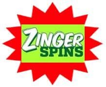 Zinger Spins sister site UK logo