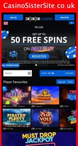 333casino com mobile screenshot