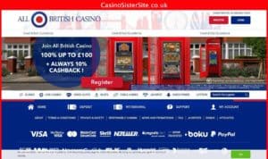 allbritishcasino com desktop screenshot