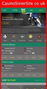 bet365 com mobile screenshot