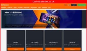 betsson com desktop screenshot