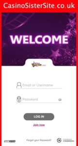 bingohollywood com mobile screenshot
