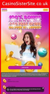 bingomehappy com mobile screenshot